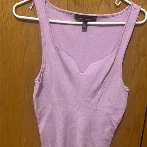 White House Black Market Lilac Tank Top